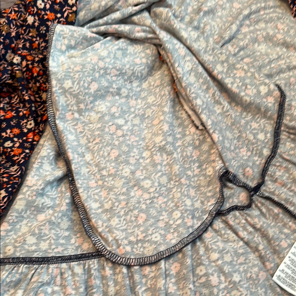 Boden Floral Print Dress - Blue and Orange size 6. - Picture 13 of 13